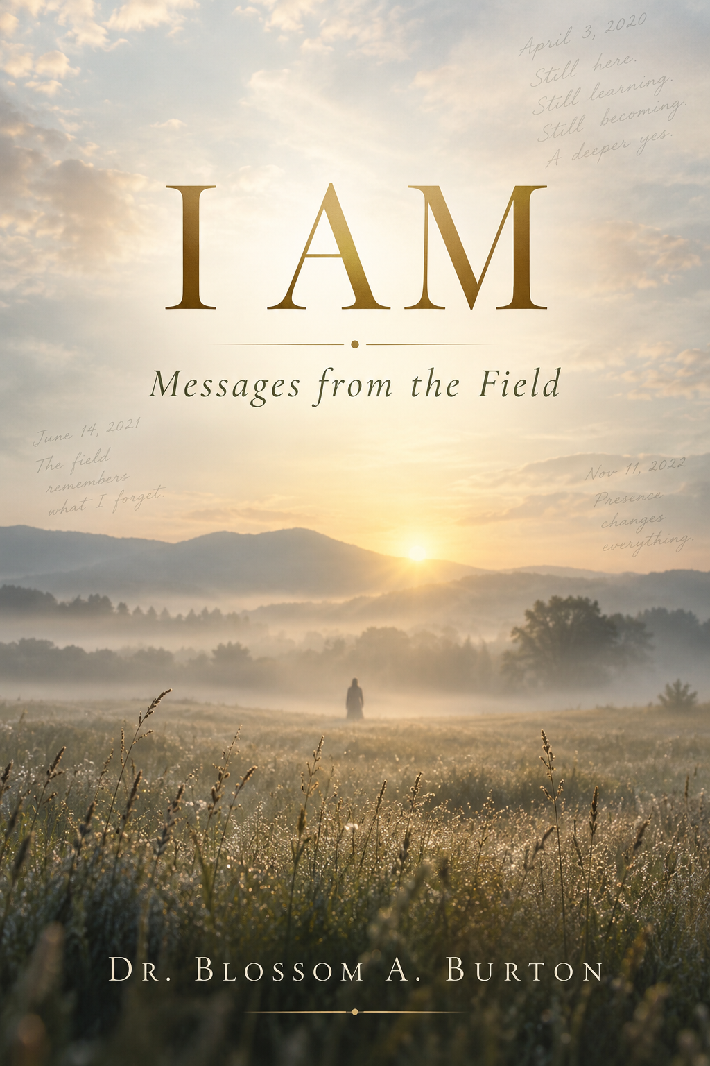 Cover of I AM / Messages from the Field by Dr. Blossom A. Burton